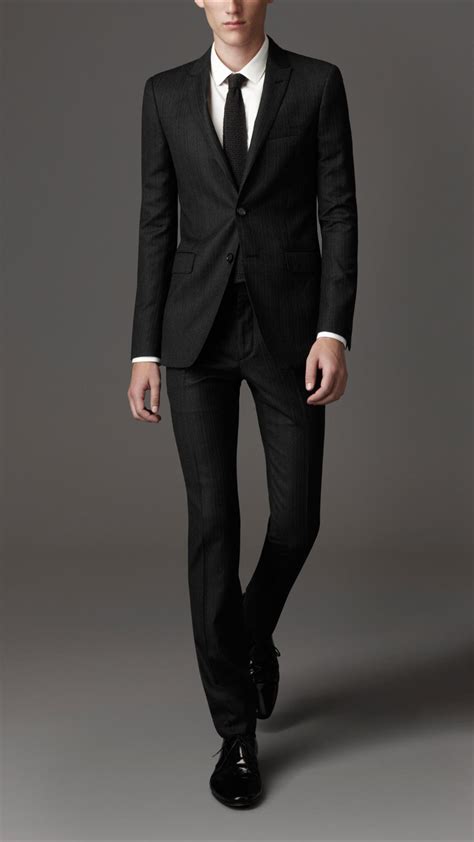 burberry linen black suit|burberry her men's clothing.